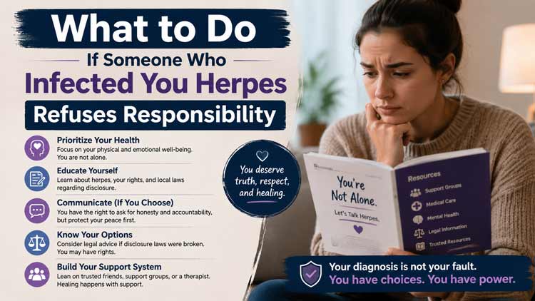 What to Do If Someone Who Infected You Herpes Refuses Responsibility